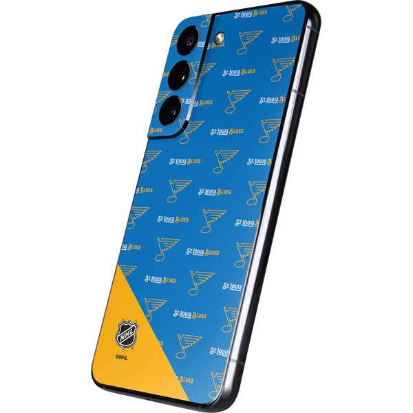 NHL St. Louis Blues Pattern Galaxy S22 Plus Skin