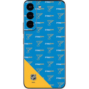 NHL St. Louis Blues Pattern Galaxy S22 Skin