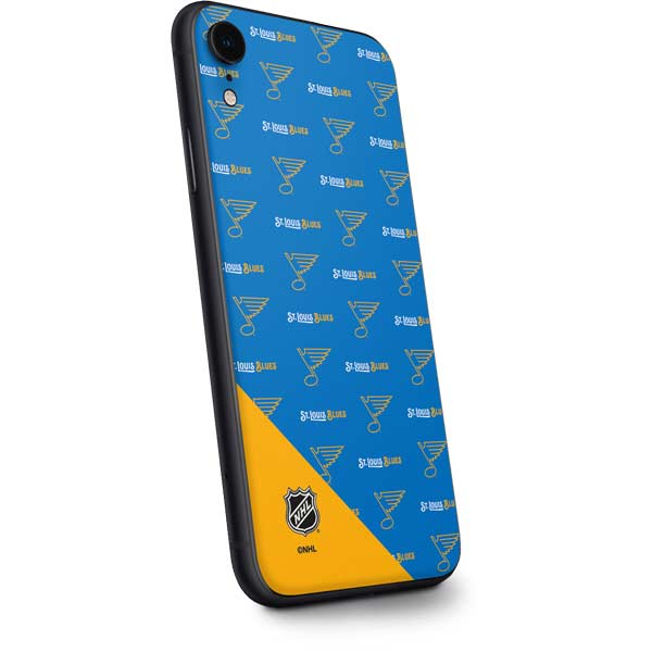 NHL St. Louis Blues Pattern iPhone XR Skin