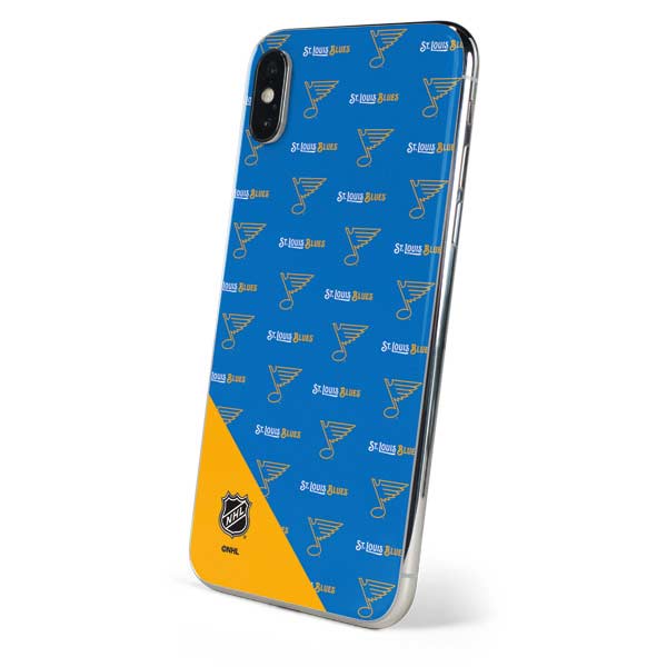 NHL St. Louis Blues Pattern iPhone XS Max Skin