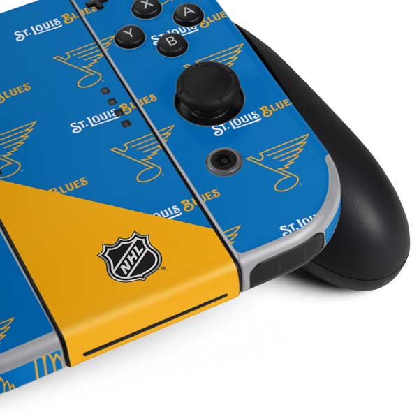 NHL St. Louis Blues Pattern Nintendo Switch OLED (2021) Skin