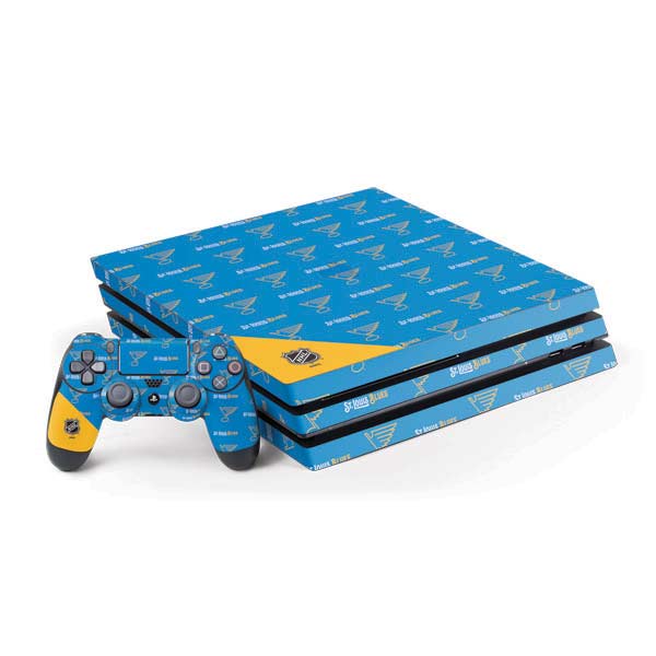 NHL St. Louis Blues Pattern PS4 Pro Bundle Skin