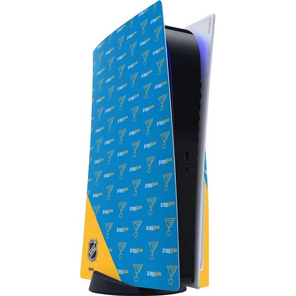 NHL St. Louis Blues Pattern PS5 Console Skin