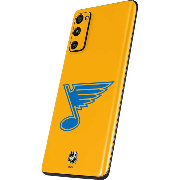 NHL St. Louis Blues Solid Background Galaxy S20 Fan Edition Skin