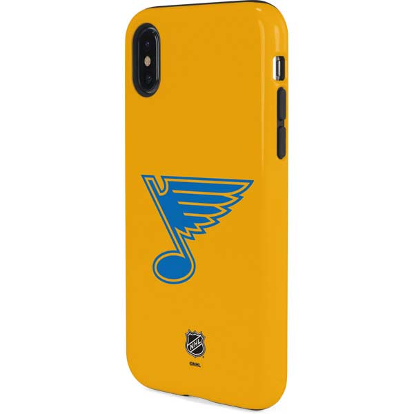 NHL St. Louis Blues Solid Background iPhone XS Pro Case