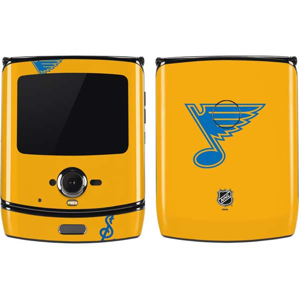 NHL St. Louis Blues Solid Background Motorola RAZR Skin