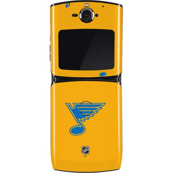 NHL St. Louis Blues Solid Background Motorola RAZR Skin