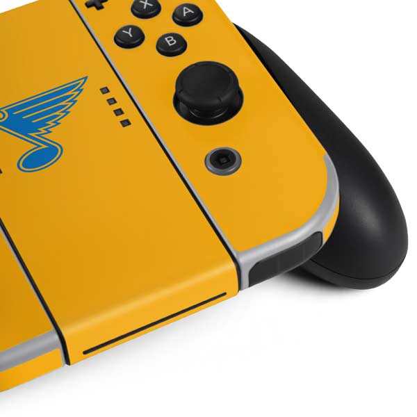 NHL St. Louis Blues Solid Background Nintendo Switch OLED (2021) Skin