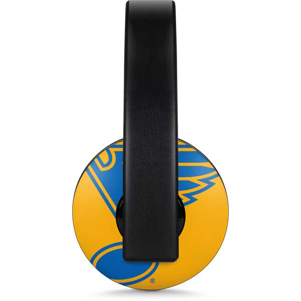 NHL St. Louis Blues Solid Background PlayStation 4 Gold Wireless Headset Skin