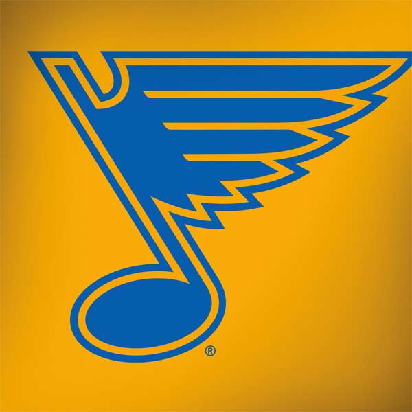 NHL St. Louis Blues Solid Background PlayStation 4 Gold Wireless Headset Skin