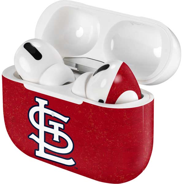 MLB St. Louis Cardinals - Solid Distressed AirPods Skins
