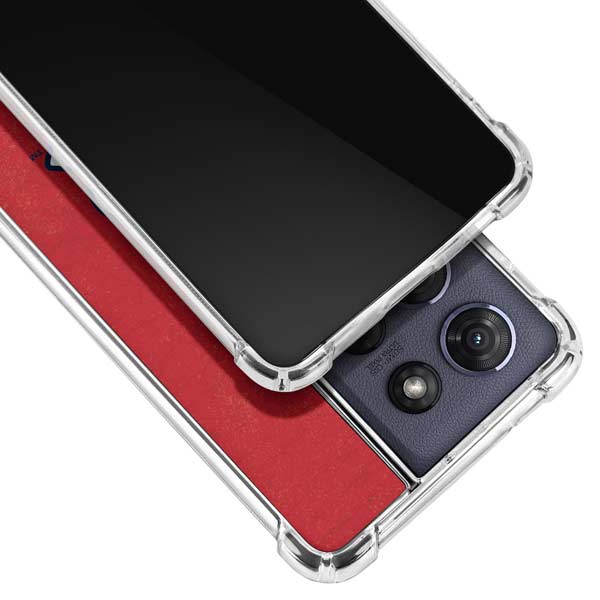 MLB St. Louis Cardinals - Solid Distressed Moto G Stylus 5G (2025) Clear Case