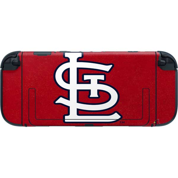 MLB St. Louis Cardinals - Solid Distressed Nintendo Switch 2 (2025) with Joy-Con Skin