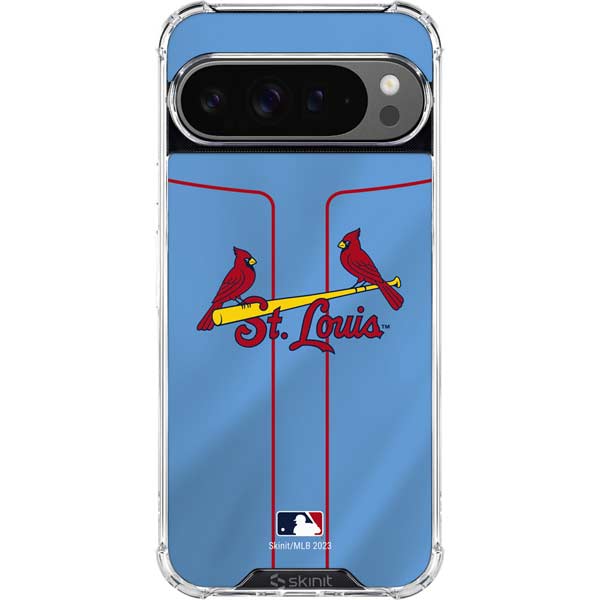 MLB St. Louis Cardinals Alternate/Away Jersey Google Pixel 10 Pro Clear Case