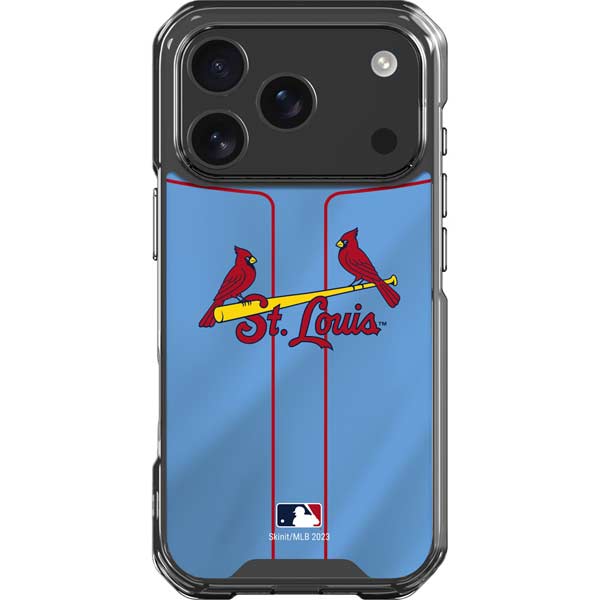 MLB St. Louis Cardinals Alternate/Away Jersey iPhone 17 Pro Clear Case