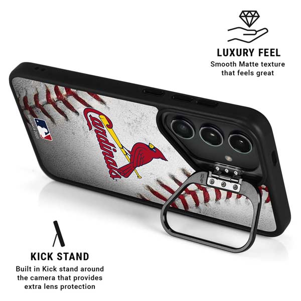MLB St. Louis Cardinals Game Ball Galaxy S25 Plus Kickstand Case