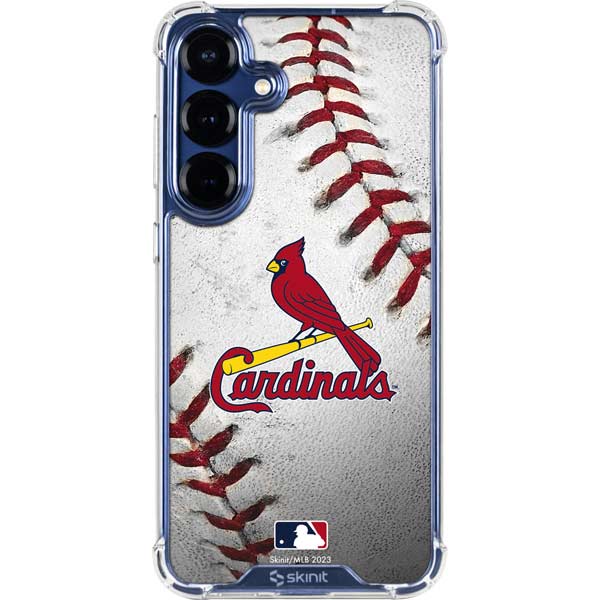 MLB St. Louis Cardinals Game Ball Galaxy S25 Plus Clear Case