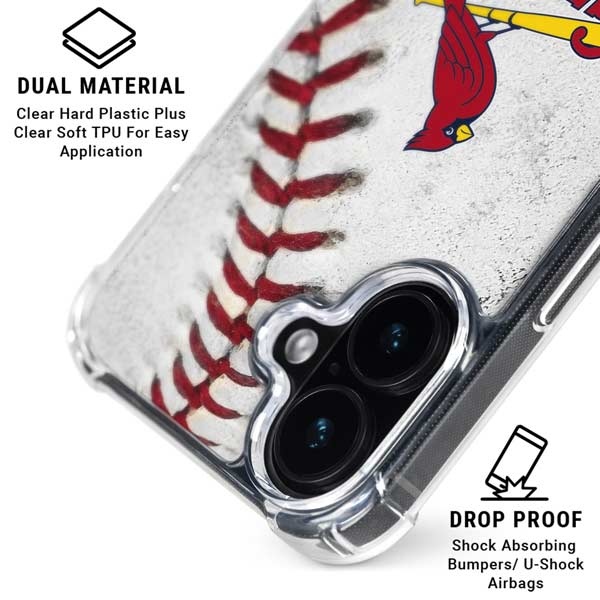 MLB St. Louis Cardinals Game Ball iPhone 16 Plus MagSafe Case