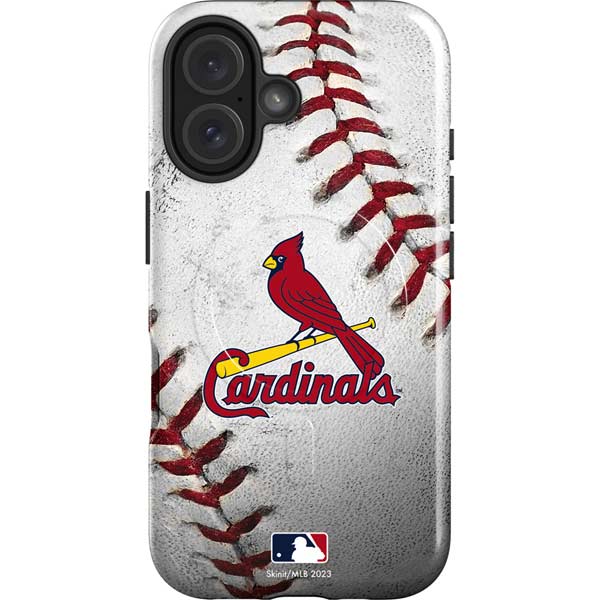 MLB St. Louis Cardinals Game Ball iPhone 16 Plus Magsafe Impact Case