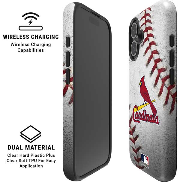 MLB St. Louis Cardinals Game Ball iPhone 16 Plus Magsafe Impact Case