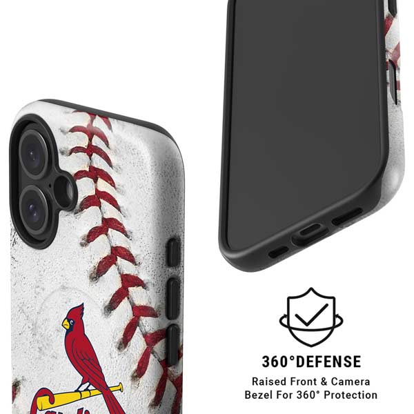 MLB St. Louis Cardinals Game Ball iPhone 17 Magsafe Impact Case