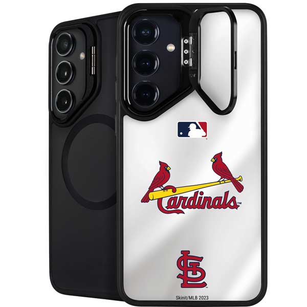 MLB St. Louis Cardinals Home Jersey Galaxy S26 Plus Kickstand Case