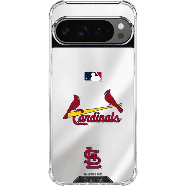 MLB St. Louis Cardinals Home Jersey Google Pixel 10 Pro Clear Case