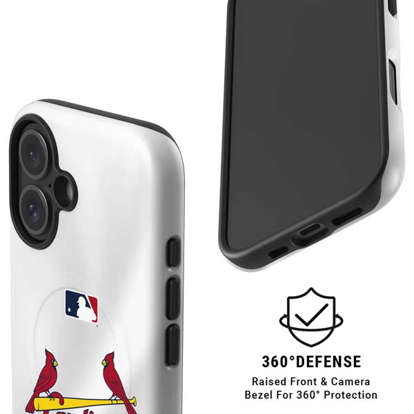 MLB St. Louis Cardinals Home Jersey iPhone 16 Magsafe Impact Case