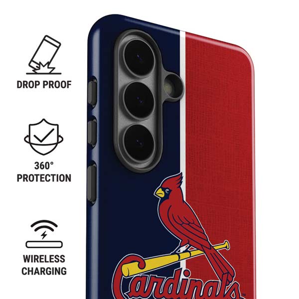 MLB St. Louis Cardinals Split Galaxy S26 Plus Impact Case