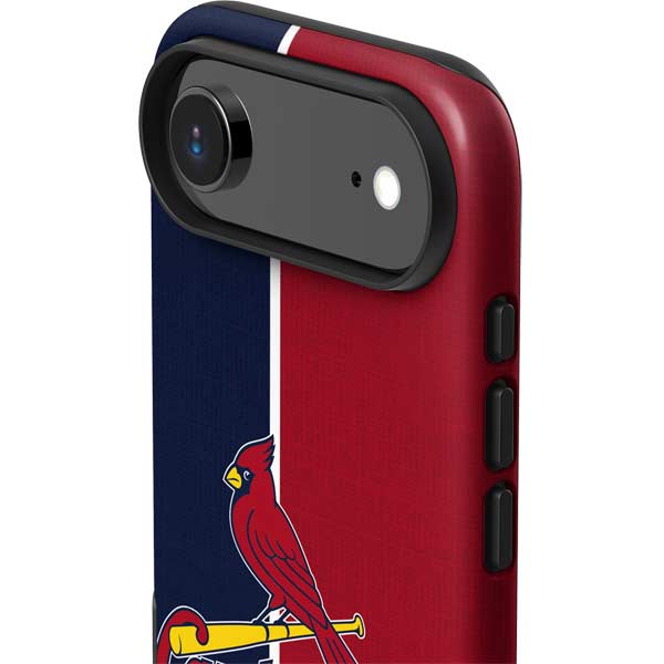 MLB St. Louis Cardinals Split iPhone 17 Air Impact Case