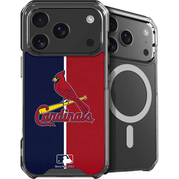 MLB St. Louis Cardinals Split iPhone 17 Pro MagSafe Case