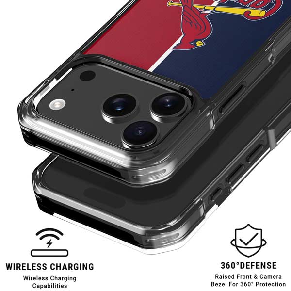 MLB St. Louis Cardinals Split iPhone 17 Pro MagSafe Case