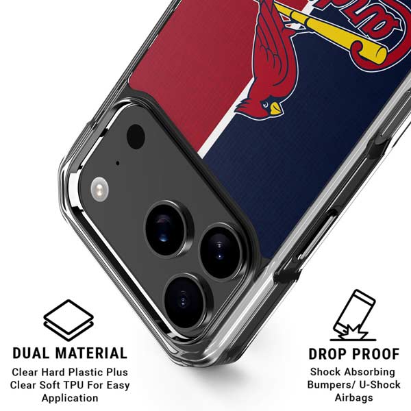 MLB St. Louis Cardinals Split iPhone 17 Pro Max MagSafe Case