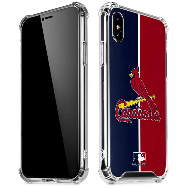 MLB St. Louis Cardinals Split iPhone X/XS Clear Case