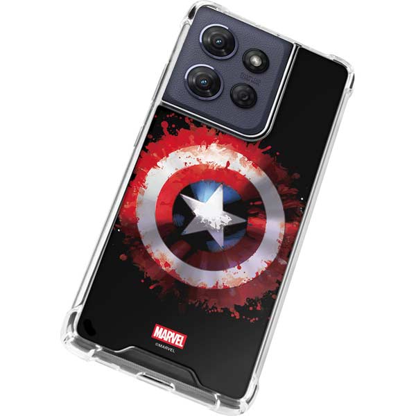 Marvel Captain America Star Shield Moto G 5G (2025) Clear Case