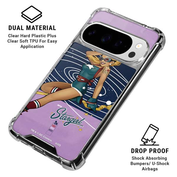DC Comics Bombshells Stargirl- Field Guide to Cosmos Google Pixel 10 Pro Clear Case