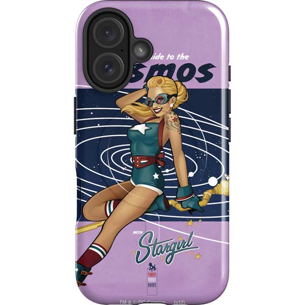 DC Comics Bombshells Stargirl- Field Guide to Cosmos iPhone 16 Plus Magsafe Impact Case