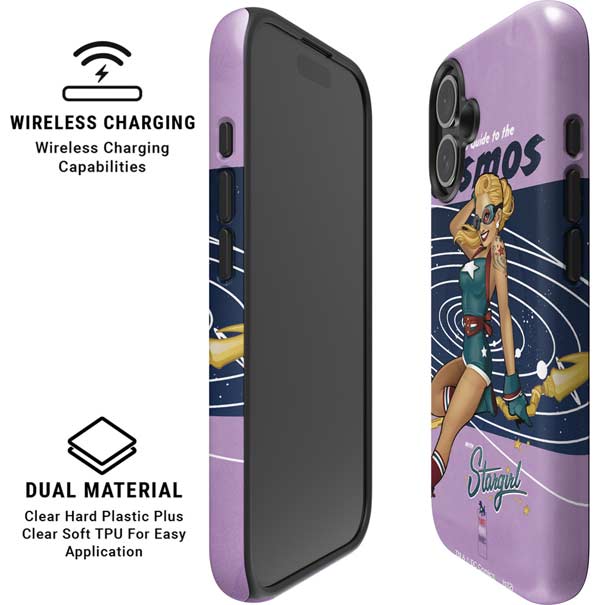 DC Comics Bombshells Stargirl- Field Guide to Cosmos iPhone 16 Plus Magsafe Impact Case