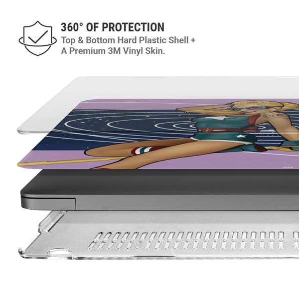 DC Comics Bombshells Stargirl- Field Guide to Cosmos MacBook Pro 14in (2021-24) Case plus Skin