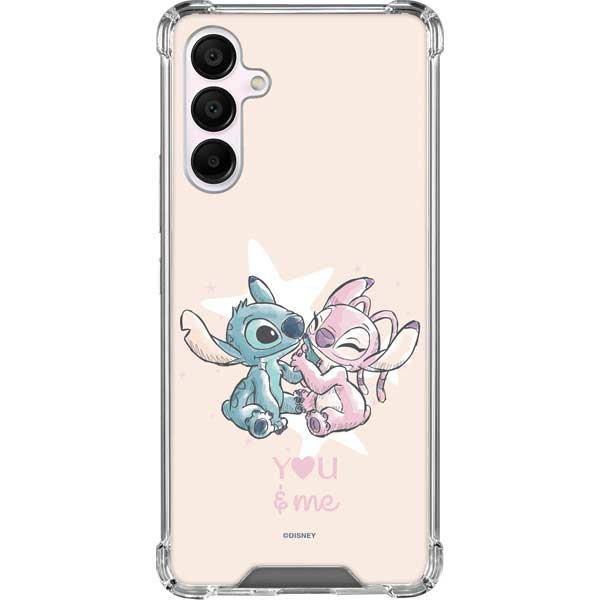Disney Lilo and Stitch Stitch and Angel Galaxy A16 5G Clear Case