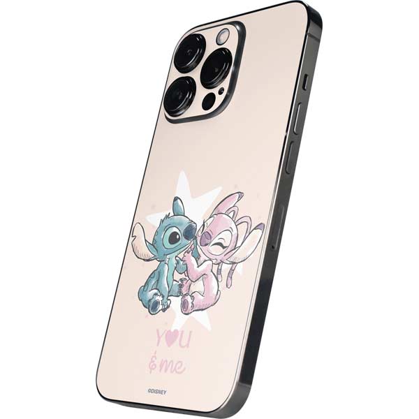 Disney Lilo and Stitch Stitch and Angel iPhone 15 Pro Skin