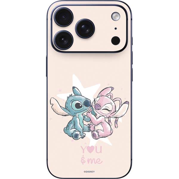Disney Lilo and Stitch Stitch and Angel iPhone 17 Pro Skin