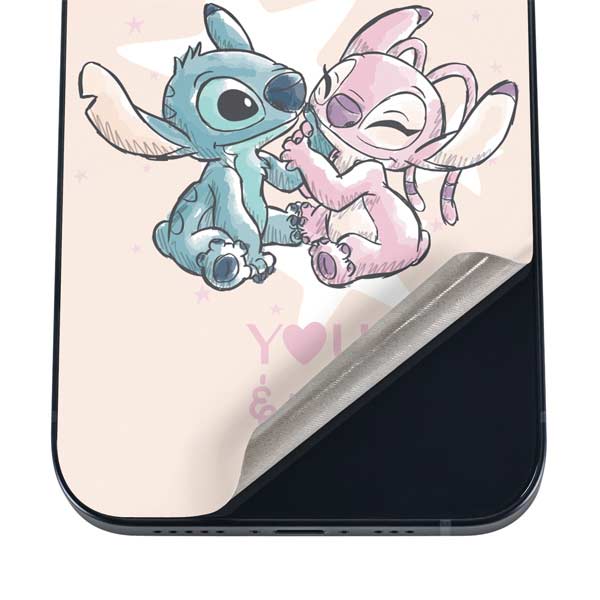Disney Lilo and Stitch Stitch and Angel iPhone 17 Pro Skin
