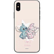 Disney Lilo and Stitch Stitch and Angel iPhone XS Max Skin