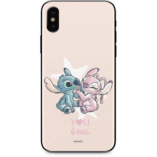 Disney Lilo and Stitch Stitch and Angel iPhone XS Max Skin