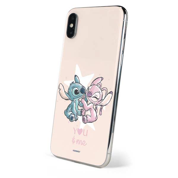 Disney Lilo and Stitch Stitch and Angel iPhone XS Max Skin