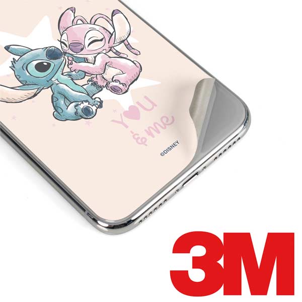 Disney Lilo and Stitch Stitch and Angel iPhone XS Max Skin