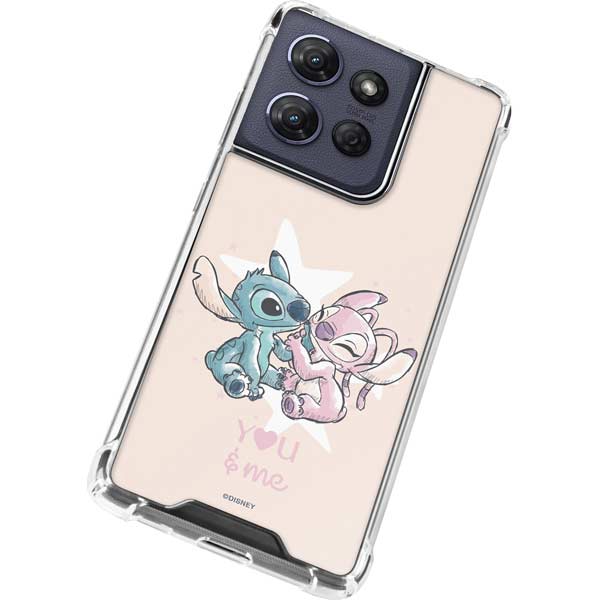 Disney Lilo and Stitch Stitch and Angel Moto G 5G (2025) Clear Case