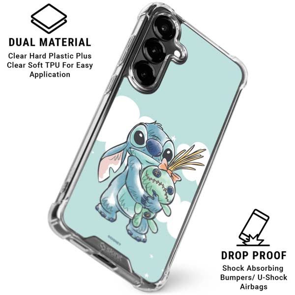 Disney Lilo and Stitch Stitch and Scrump Galaxy S26 Plus Clear Case