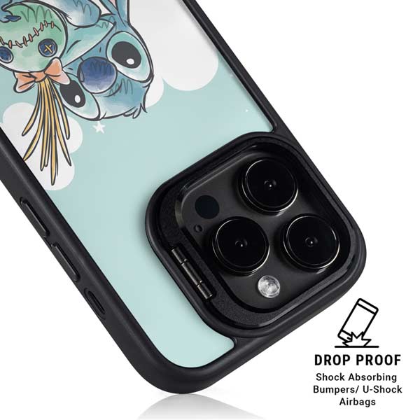 Disney Lilo and Stitch Stitch and Scrump iPhone 14 Pro Kickstand Case